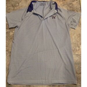 Washington Huskies NCAA Nike Golf Dri Fit Golf Polo Men's Small Polyester